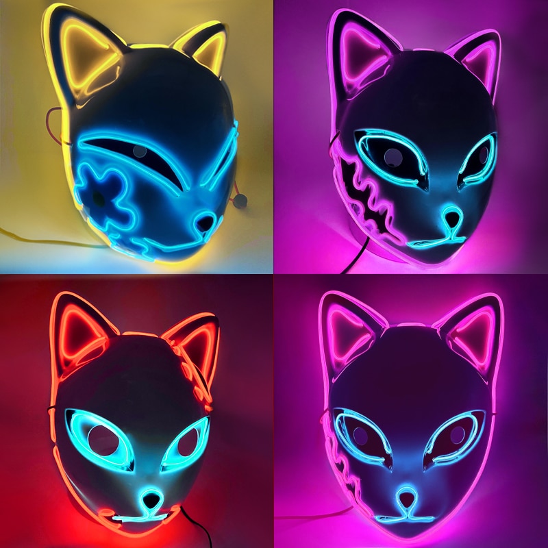 Halloween LED Cat Mask